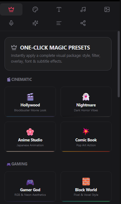 Magic Preset